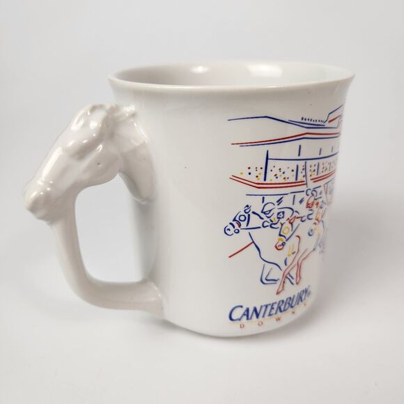 Vtg AQHA Canterbury Cup Quater Horse Equestrian Jockey Races English Stock Horse - Picture 2 of 8